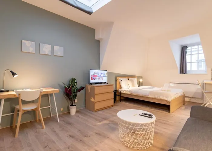 Grand Place And Equipped Studio! 아파트 *